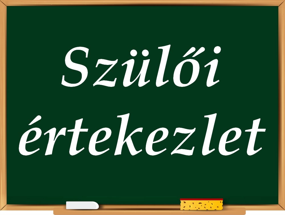 szuloi ertekezlet